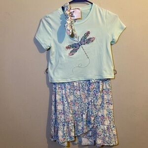 Btween top and skirt. Girls size large.